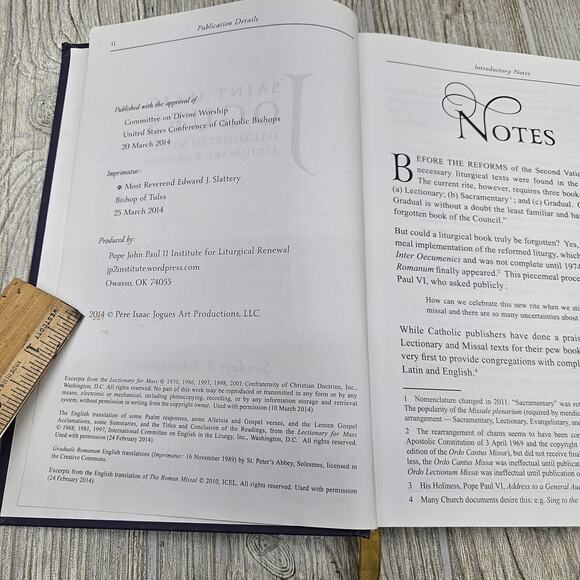 Saint Isaac Jogues Illuminated Missal Lectionary Gradual Sundays Solemnities Har - Picture 5 of 9